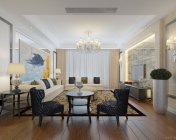 现代奢华客餐厅 max2012 带贴图 | 扬州丽景设计+效果图