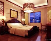中式卧室-max2012-带贴图-VR材质和灯光