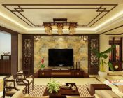 中式客餐厅-max2010-灯光贴图材质齐全