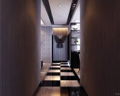 现代客厅+餐厅+过道 MAX2011 有贴图灯光材质