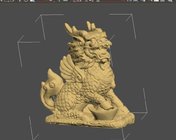 玉麒麟模型 max2010 带贴图