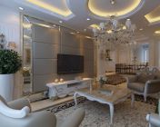 欧式半跃客餐厅+厨房-max2011-带贴图灯光材质+效果图