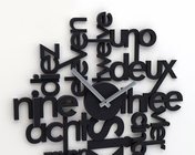 现代字母时尚时钟模型 max2009 带贴图
