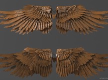 天使之翼模型  翅膀模型