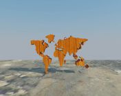 3d 世界地图模型  原创分享