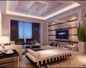 温馨的现代客厅-max2012-贴图灯光材质齐全