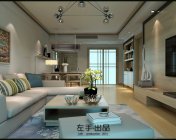 现代客餐厅 max2012 带贴图材质