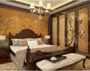 中式氛围十足的卧室-2012版-带贴图+效果图