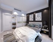 现代卧室 max2014版 带贴图材质齐全+效果图