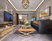 港式风格别墅客餐厅+卧室 max2012 贴图灯光材质齐全+效果图