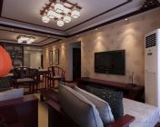 中式客厅-max2011贴图、材质、灯光齐全
