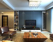 现代简约时尚客餐厅 3DMAX2009 贴图材质灯光齐全+效果图