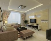 现代客餐厅 -max2009 灯光贴图材质齐全+效果图