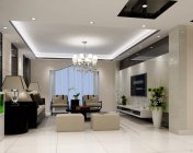 现代客餐厅-max2010-带贴图+效果图