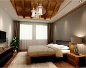 现代卧室模型-MAX2012-贴图灯光材质全-家具纯手建+效果图