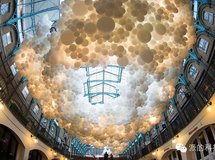 艺术派|10万只白色气球装点伦敦设计周