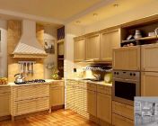 木色厨房模型-max2009-无贴图