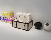 皮箱箱子装饰品模型