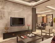 新中式客餐厅-3Dmax2009-带贴图+效果图