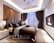 现代软包主卧模型-带贴图-max2009灯光材质