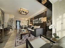 南京金基尚书里：Armani雅痞风范极简小复式 【LSDCASA作品】