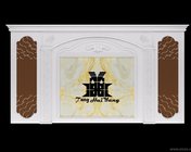 简欧背景墙模型 max2012 带贴图