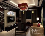 中式客厅模型下载附贴图材质灯光-版本2010