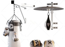 健身器材 拳击设备 运动器材 沙袋等模型 max2014 带贴图