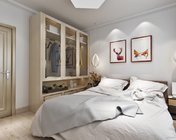 现代简约卧室模型 max2014版 贴图材质灯光齐全+效果图