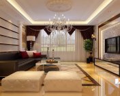 欧式全套客厅餐厅厨房走廊-max2009-贴图材质灯光齐全