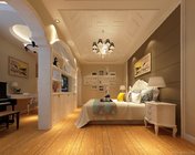 欧式风格别墅卧室 带书房 max2012 贴图材质全