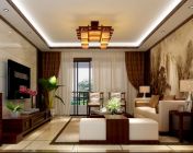 典雅的中式客厅-max2011-带贴图+效果图