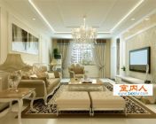 时尚大气简欧式客厅餐厅-max2009 -带材质贴图