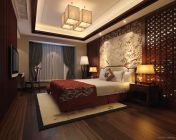 中式卧室-max2009-带贴图+效果图