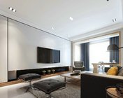 现代简约客厅 max2012版本 带贴图+效果图