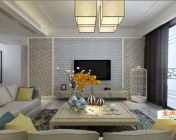 淡雅新中式家装-3D2009-贴图灯光材质全