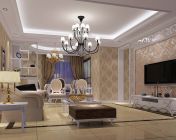 简欧素雅客餐厅-3DMAX2012-带灯光材质-含高清效果图