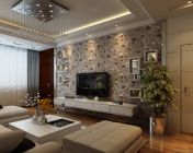 简装现代客厅+餐厅-max2010-有贴图灯光材质+效果图