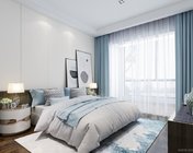现代卧室 max2012 带材质灯光贴图+效果图