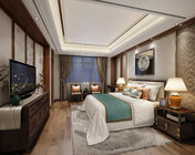 中式卧室2012max带贴图 灯光