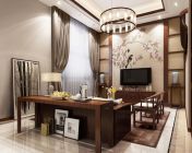 中式客厅-材质贴图齐全-max2009+效果图