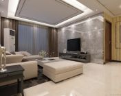 现代客厅-max2011版-带贴图+效果图