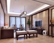 简中式-客厅+餐厅模型下载+效果图 max2010