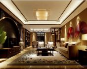 现代新中式客厅模型-2009版本
