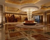 酒店大堂3D模型-带贴图
