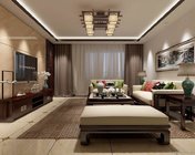 新中式客餐厅 max2012 带贴图+效果图
