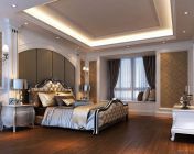欧式风格卧室模型-带贴图材质灯光-2010版