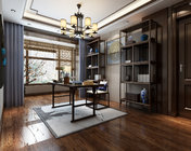 新中式书房 max2013 内含灯光材质及高清效果图一张