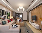 现代客厅+餐厅-max2012-带贴图