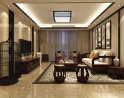 新中式客餐厅 max2012版 带贴图+效果图